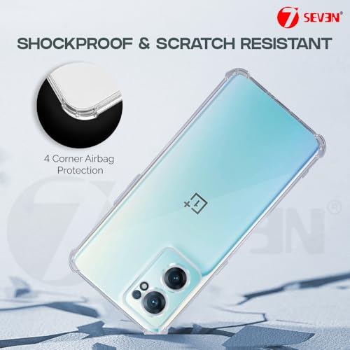 7-Seven 7SEVEN® Back Cover for Oneplus Nord CE 2 5G Transparent Mobile Back Case Shock Proof Design Camera Edges Protection Crystal Clear Phone Case Silicon Soft TPU and Flexible Bumper Phone Cover - Image 5
