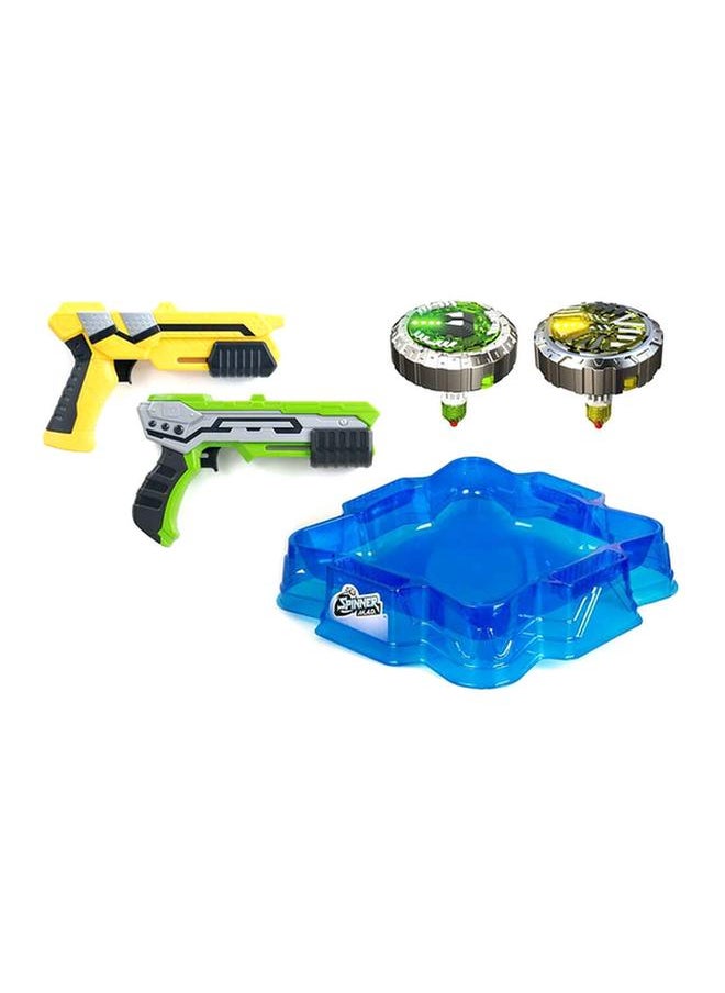 Silverlit - Mad Deluxe Battle Spinner Beyblade with 8 Accessories - Image 1