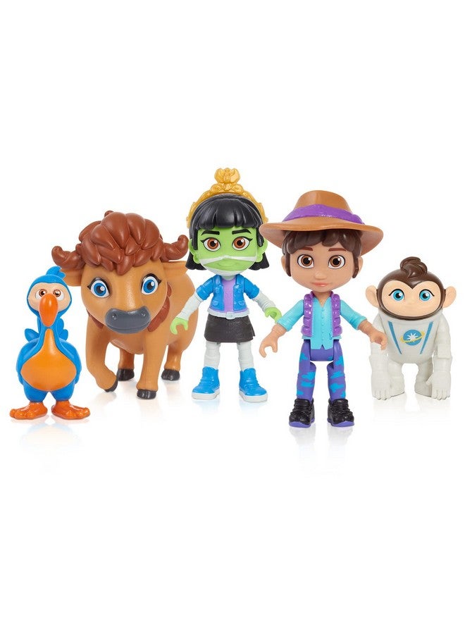 Just Play Netflix Ridley Jones Collectible Figure Set, 5-Pack of Ridley Jones and Friends Figurines, Kids Toys for Ages 3 Up by Just Play - Image 2
