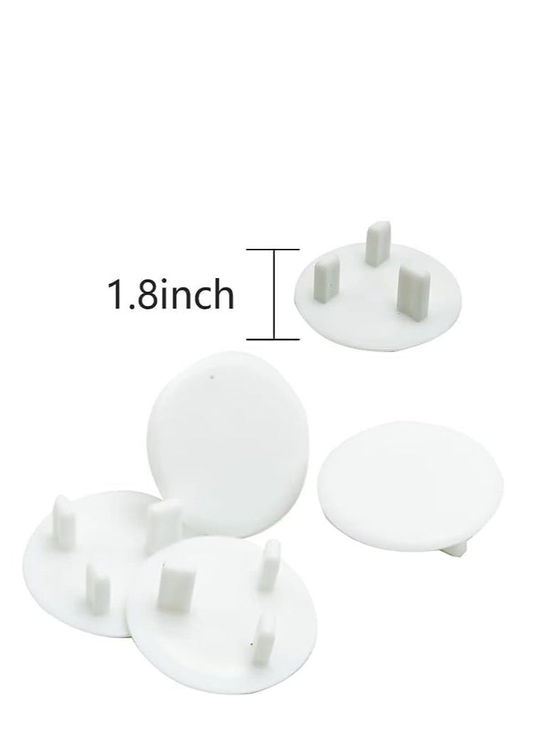 Excefore 30pcs Plug Socket Covers, White Safety Plastic Outlet Covers Protector Baby Secutity Shock Prevention Ideal for Children Safety at Home and School&Easy Install  - Image 2