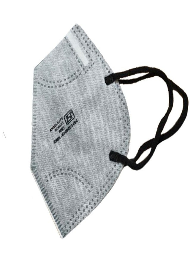 ANGELSAFE® Respirator Mask Industrial Face Mask N95 Pack of 5 Nos Gray Color - Image 1