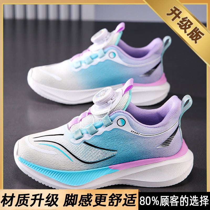 Mesh Sneakers Lightweight Flexible Sole Walking Shoes For Kids Indoor And Outdoor Activities - Image 1