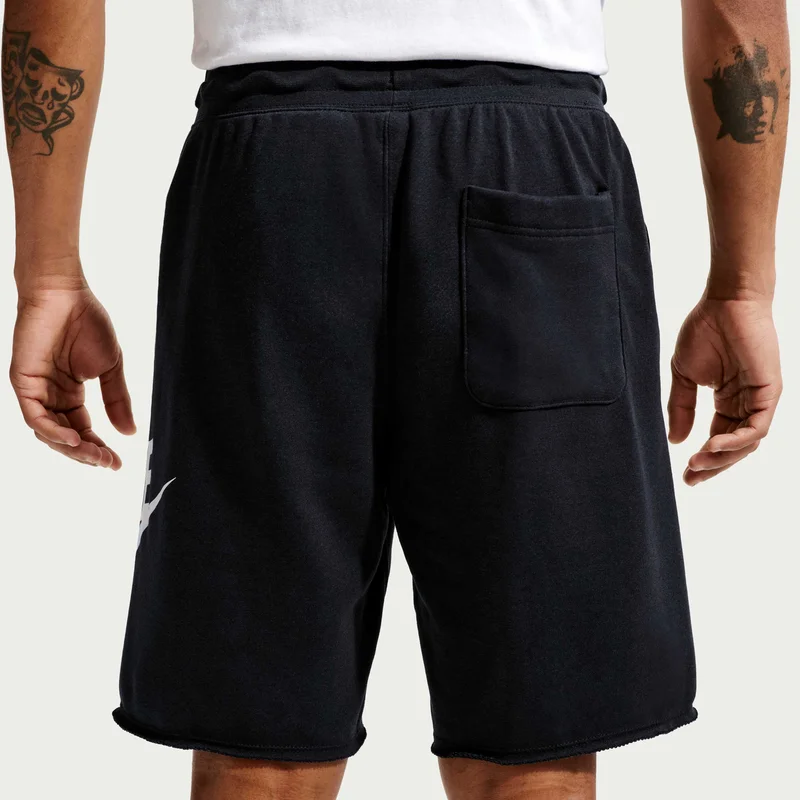 Nike Black Men's Club French Terry Alumni Shorts for Men | Best Price UAE