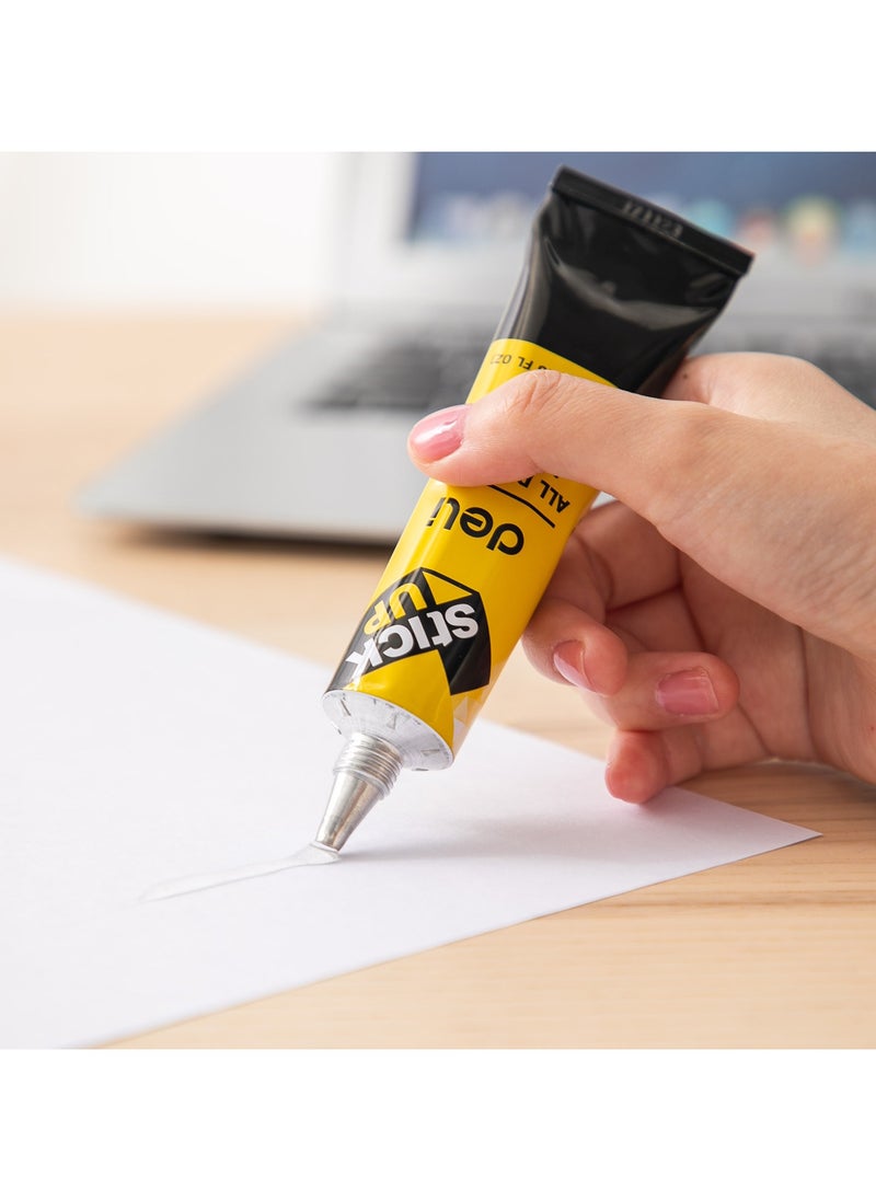 Deli EA22110 STICK UP High-Temperature Resistant Epoxy Glue, 35ml, Transparent, Waterproof, Multi-Surface Adhesiv