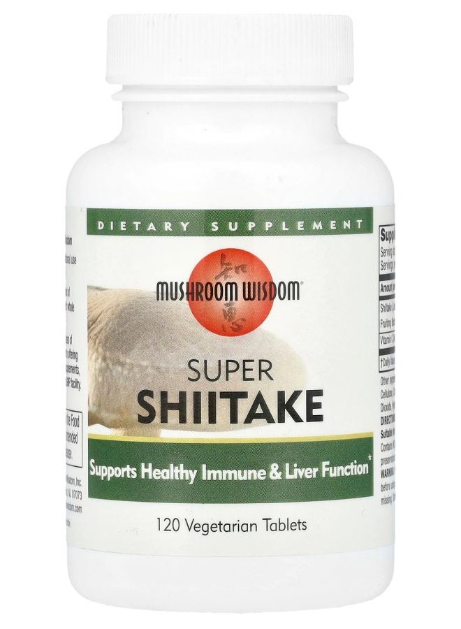 Super Shiitake 120 Vegetarian Tablets