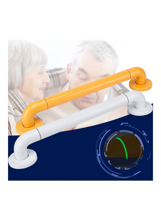 NIBEMINENT Bathroom Grab Bar With Luminous Circle Yellow 31x8.5x8.5cm - Image 3