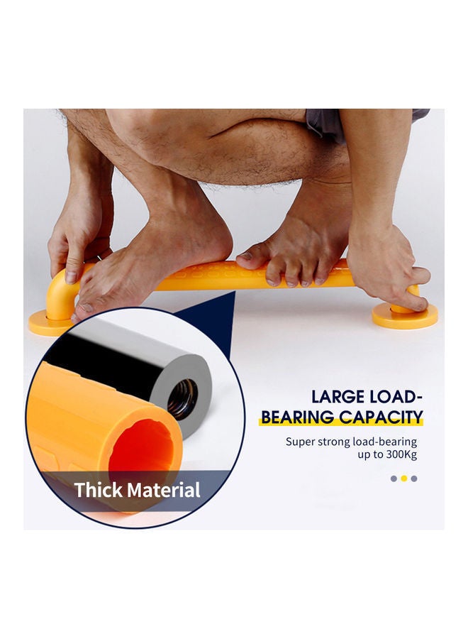 NIBEMINENT Bathroom Grab Bar With Luminous Circle Yellow 31x8.5x8.5cm - Image 4