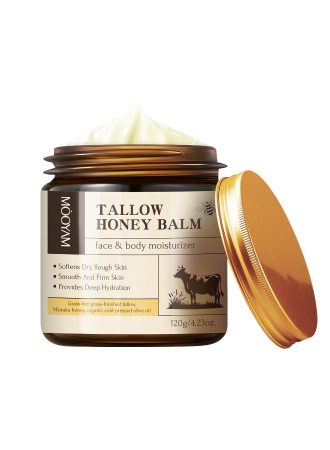 MOOYAM Beef Tallow for Skin, Natural Tallow Skin Care Cream Body Butter, Nourish and Soothe Dry Skin - Image 3