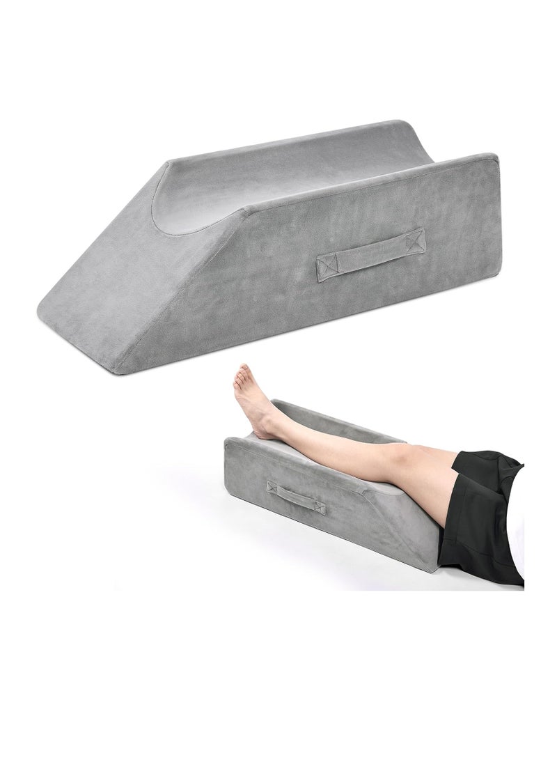 TANYOO TANYOO Velvet Elevation Leg Pillows for Ankle Surgery Recovery, Broken Foot, Hip and Knee Pain Relief Medium Size for Children and Short Persons  - Image 1