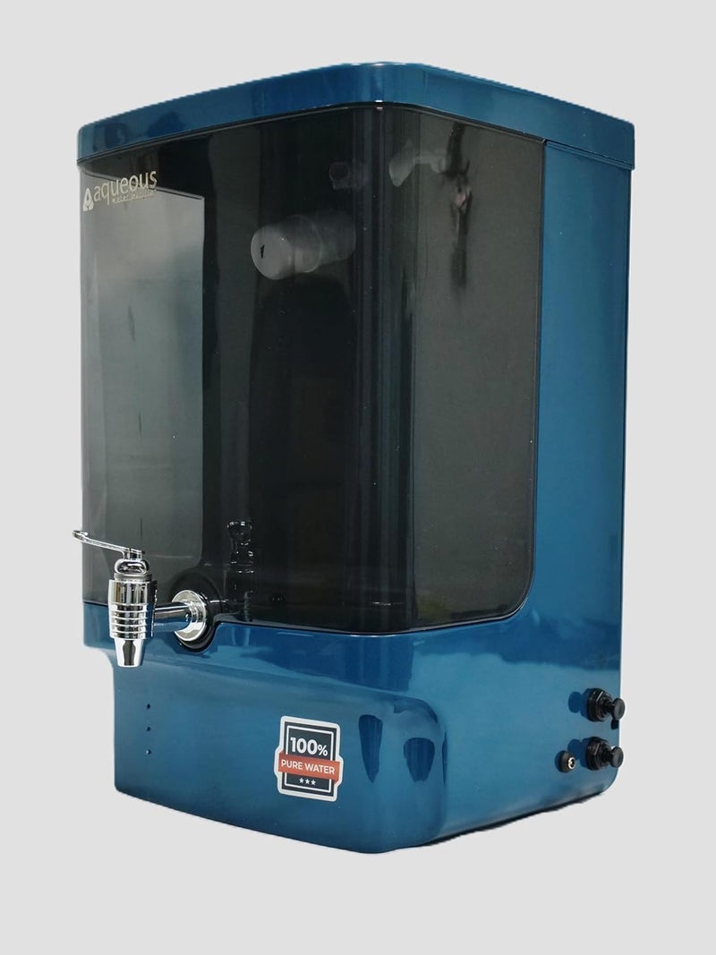 aqueous water purifier aqueous Jade UVUFCopper Water Purifier 11L Capacity Premium Metallic Blue Finish Advanced Purification with Stylish Design 1YR Warranty  - Image 3