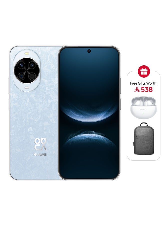 Nova 14 Pro Dual SIM Crystal Blue 12GB  512GB 4G - Middle East Version with Free FreeBuds 6i + Backpack