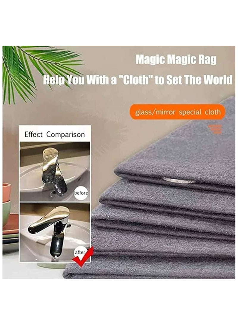 Hot Selling 10 pieces of Magic No Streak Glass Cloth｜No Watermark Mirror Wiper｜Household Cleaning Cloth｜Ready to use, no washing, no detergent｜Necessary for home cleaning  - Image 5