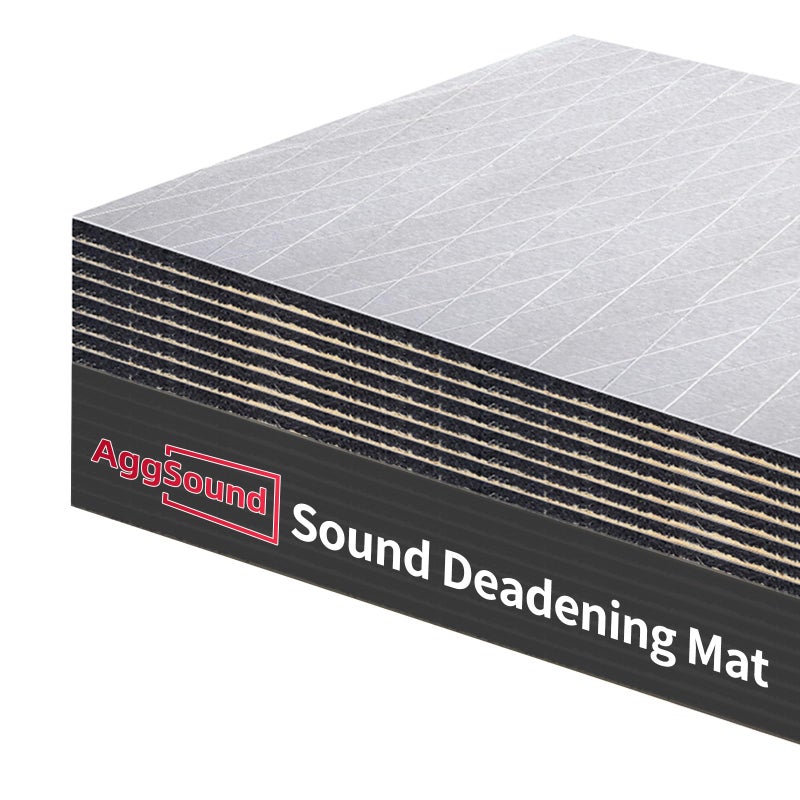 AggSound 394mil(10mm) 36.94sqft Car Heat Sound Deadening Mat - Automotive Heat Insulation Material Under Hood Engine Sound Dampening Foam for Auto Audio Deadener Foam, Door, Roof, Floor and Trunk - Image 1
