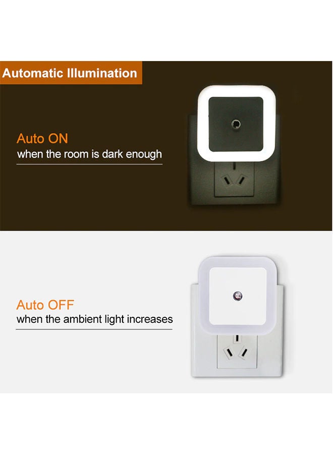 NIBEMINENT Light Sensor Control LED Plug-in Night White 64mm - Image 3