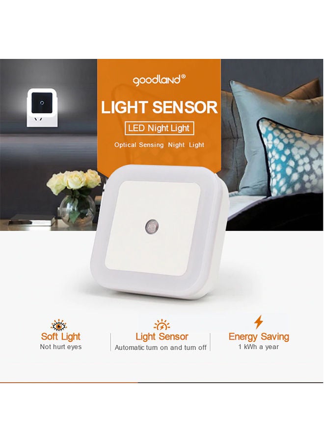 NIBEMINENT Light Sensor Control LED Plug-in Night White 64mm - Image 2