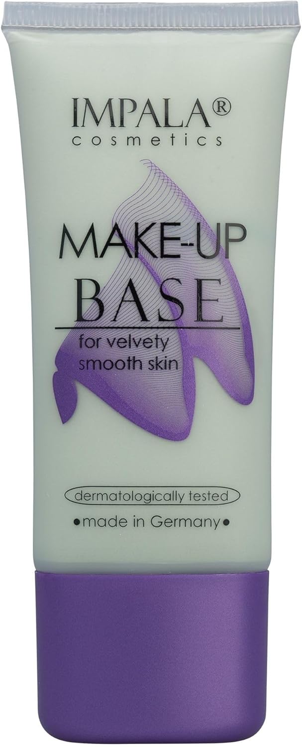 IMPALA Green Makeup Primer Base Color No 2 Perfect Finish and AntiDark Circles AntiRedness and AntiAcne OilFree Texture for Oily and Combination Skin 30 ml