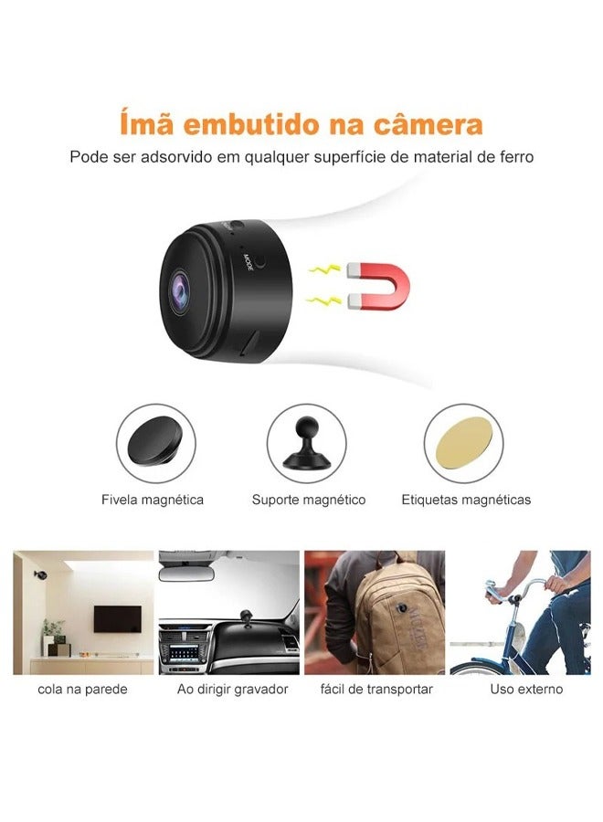 Makrystorm A9 HD Smart Camera, Wifi Monitor with Sensor for Home Safety and Wireless Security  - Image 3