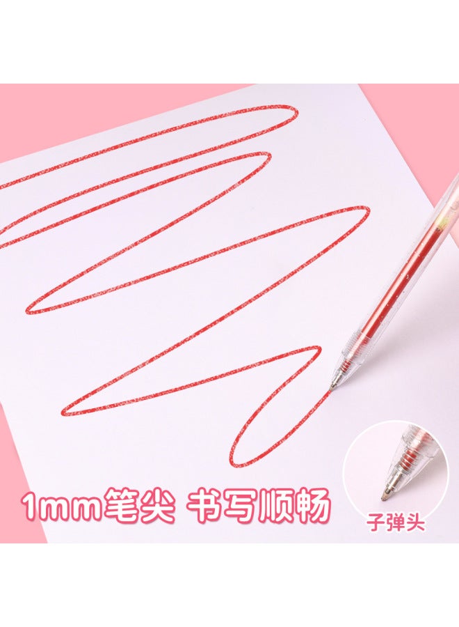 HELPS Creative Clickable Glitter Gel Pens, 36-color Set, Large Capacity, Smooth 1.0mm Tip, Colored Markers For Kids' Journaling - Image 3