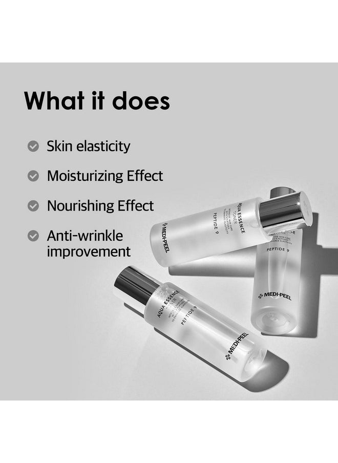 MEDI-PEEL [MEDI-PEEL] Aqua Essence Peptide 9 Toner 8.45 fl oz / 250ml | Anti-Aging Water Glow Up Toner, Collagen Firming Toner | Korean Skincare, For All Skin Types  - Image 3