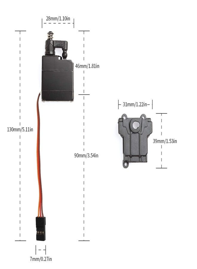 Hosim 3-Wire Digital Servo Q901-ZJ04 High Speed Brushless Car Truck Q903 Accessory Supplies - Image 2
