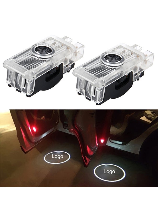 MUNTAQI 2-Piece LED Car Door Welcome Logo Car Brand 3D Shadow Light For Mercedes-Benz CMS-BZ6 and CMS-BZ13 - Image 2