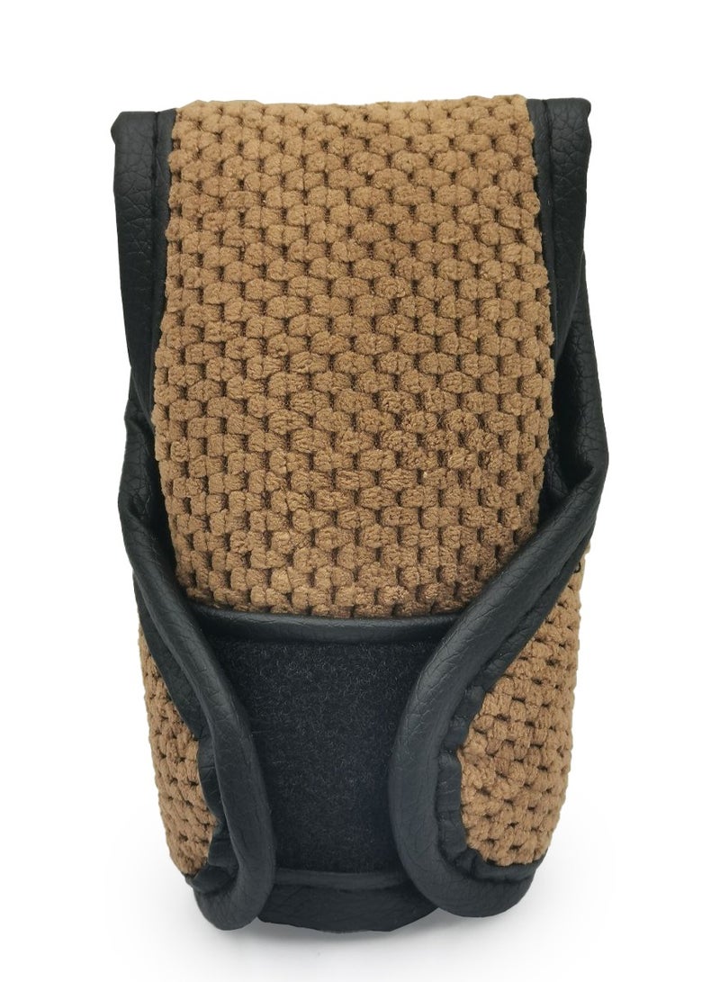 سبايدر مقبض تروس أوتوماتيكي من سبايدر كومفورت جريب مع قبضة مريحة باللون البني والأسود صغير GDT111 - Image 3