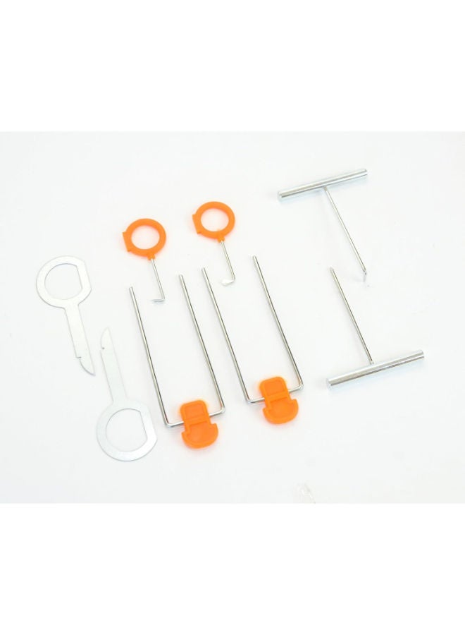 Auto Trim Removal Tool Kit, 11 Pcs Plastic Pry Tool for Car Door Panel Dashboard Radio Removal and Repair, Auto Stereo Fastener Removal Installer Pry Bar, Car Interior Trim Tools. - Image 4