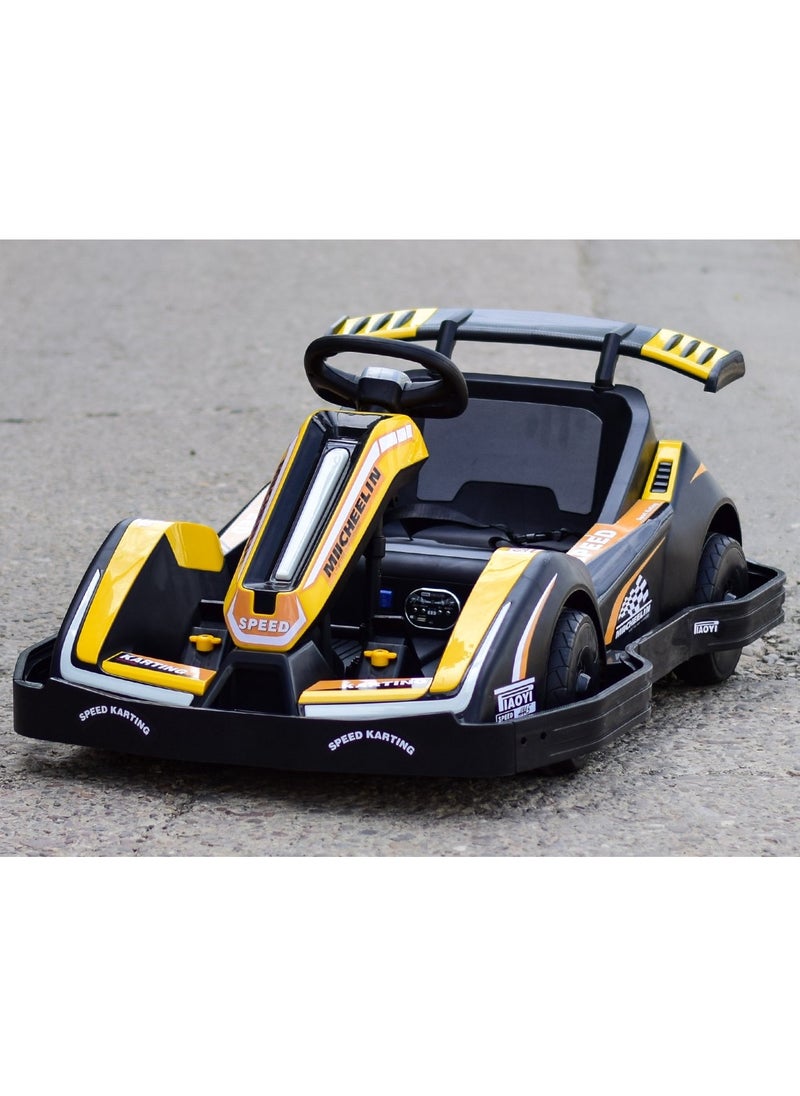 Electric ride-on car for children 3-11 years, Racing Kart, 90W, 12V-7Ah, remote control included,