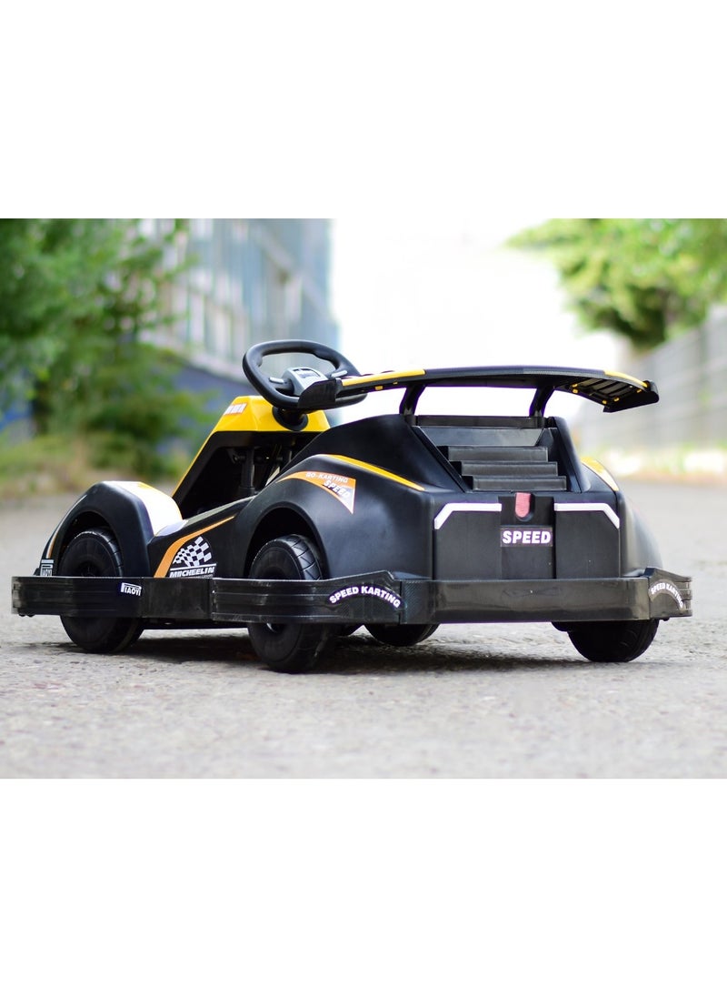 Electric ride-on car for children 3-11 years, Racing Kart, 90W, 12V-7Ah, remote control included,