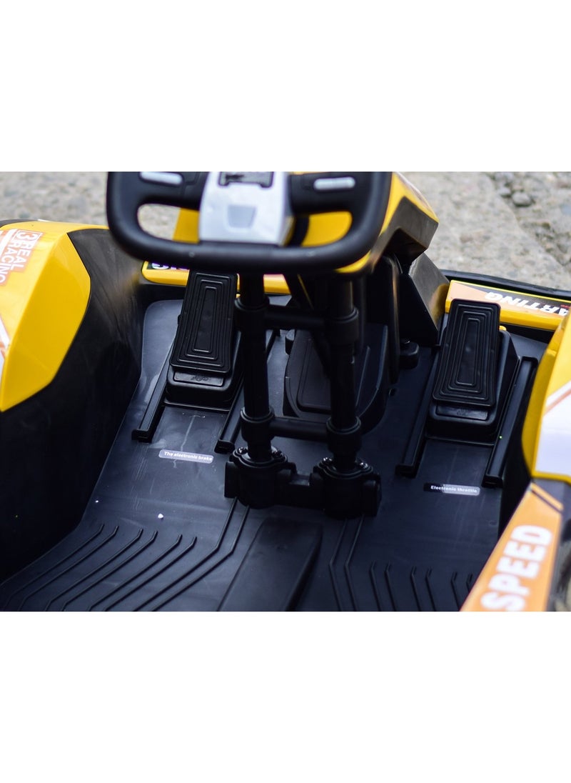 Electric ride-on car for children 3-11 years, Racing Kart, 90W, 12V-7Ah, remote control included,