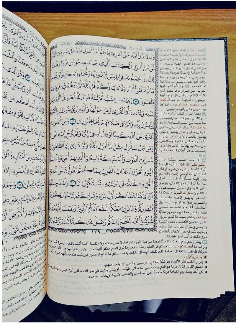Interpretation of the Noble Qur’an in the interpretation of the Noble Qur’an 14 x 20  - Image 2