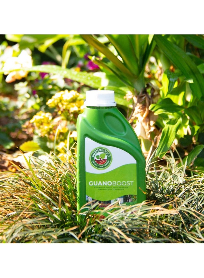 Generic GUANOBOOST 1 L Organic Liquid Fertilizer Spray, Use - Mix with Water, Made from Sustainably Sourced Seabird Guano, Revives Soil & Boosts Root Growth, Indoor & Outdoor Use, Safe for Kids & Pets - Image 2