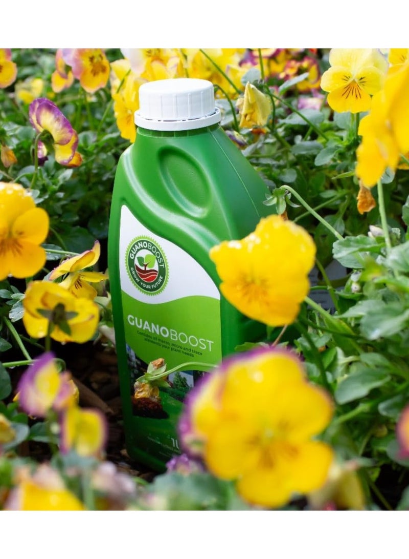 Generic GUANOBOOST 1 L Organic Liquid Fertilizer Spray, Use - Mix with Water, Made from Sustainably Sourced Seabird Guano, Revives Soil & Boosts Root Growth, Indoor & Outdoor Use, Safe for Kids & Pets - Image 3
