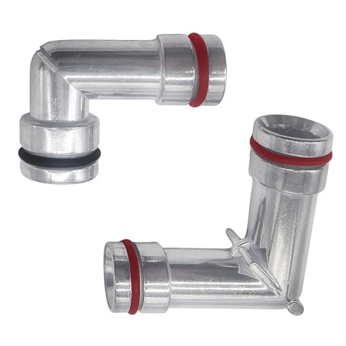 DOUQANG Upgrade Aluminum HVAC Heater Hose Elbows Hose Connector Kit For 9505 Buick Lacrosse Lesabre For 9502 Chevrolet Camaro Impala For Oldsmobile 88 98 For 9508 Pontiac Bonneville Firebird etc - Image 1