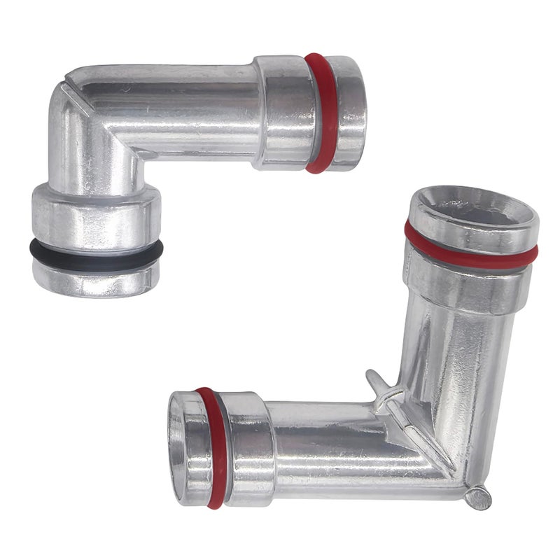 DOUQANG Upgrade Aluminum HVAC Heater Hose Elbows Hose Connector Kit For 9505 Buick Lacrosse Lesabre For 9502 Chevrolet Camaro Impala For Oldsmobile 88 98 For 9508 Pontiac Bonneville Firebird etc - Image 2