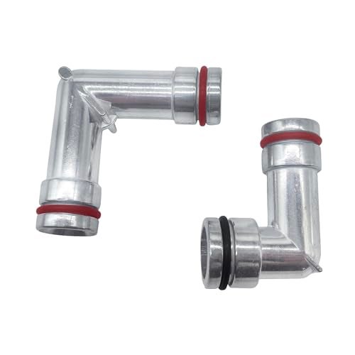 DOUQANG Upgrade Aluminum HVAC Heater Hose Elbows Hose Connector Kit For 9505 Buick Lacrosse Lesabre For 9502 Chevrolet Camaro Impala For Oldsmobile 88 98 For 9508 Pontiac Bonneville Firebird etc - Image 5