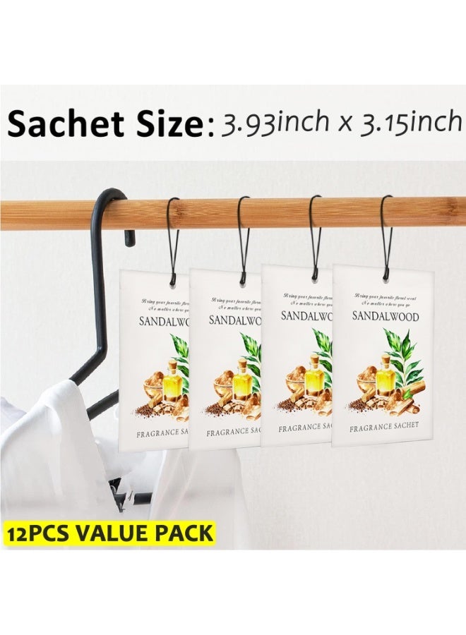 SODANEED Scented Sachets Bags 12 Pcs, Large Size Scented Sachet Air Freshener for Drawer and Closet, Long-Lasting Drawer deodorizers Fresh Scents, Home/Car Fragrance Sachet Product - Image 2