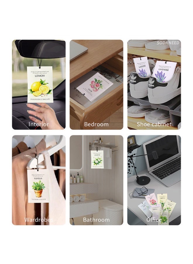 SODANEED Scented Sachets Bags 12 Pcs, Large Size Scented Sachet Air Freshener for Drawer and Closet, Long-Lasting Drawer deodorizers Fresh Scents, Home/Car Fragrance Sachet Product - Image 5