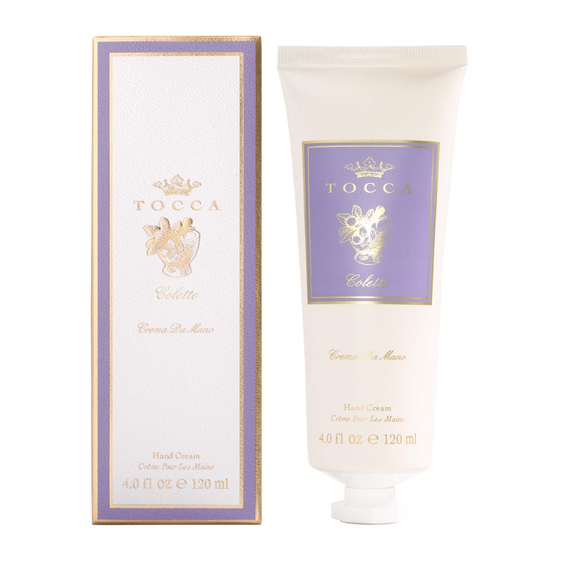 Tocca Crema de Mano Luxe, Colette Hand Cream, 4 oz - Bergamot, Sandalwood, Pink Peppercorn - Moisturizing, Quick Absorbing - Image 1