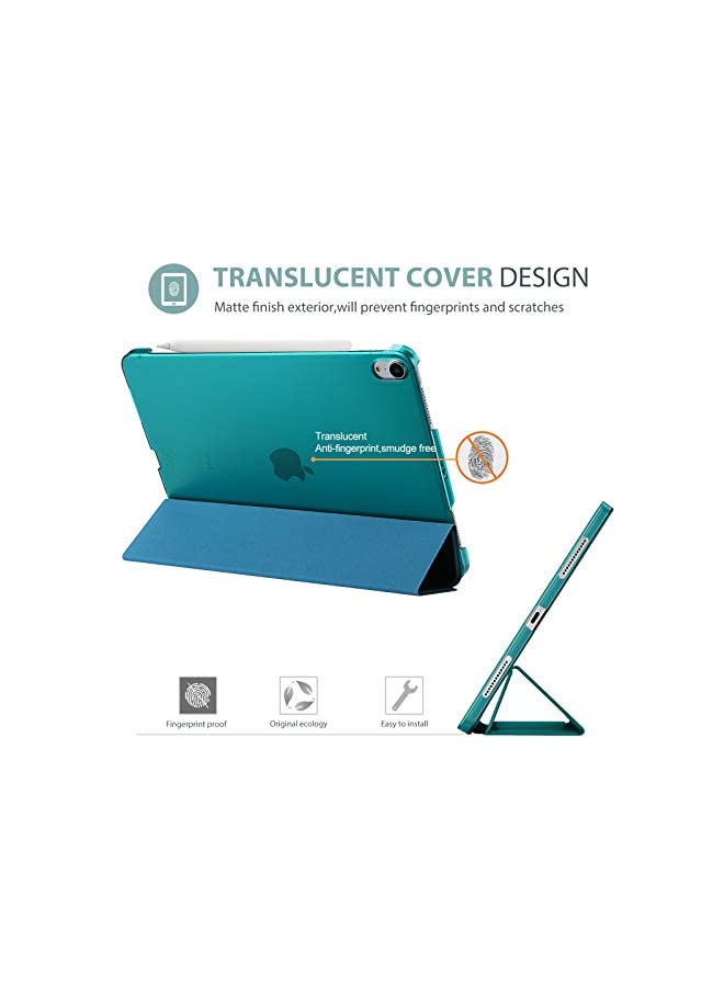 Procases ProCase iPad Air 5/Air 4 Case 10.9" 2022 2020, Slim Stand Hard Back Shell Protective Smart Cover Cases for iPad Air 5th/iPad Air 4th Generation -Emerald - Image 4