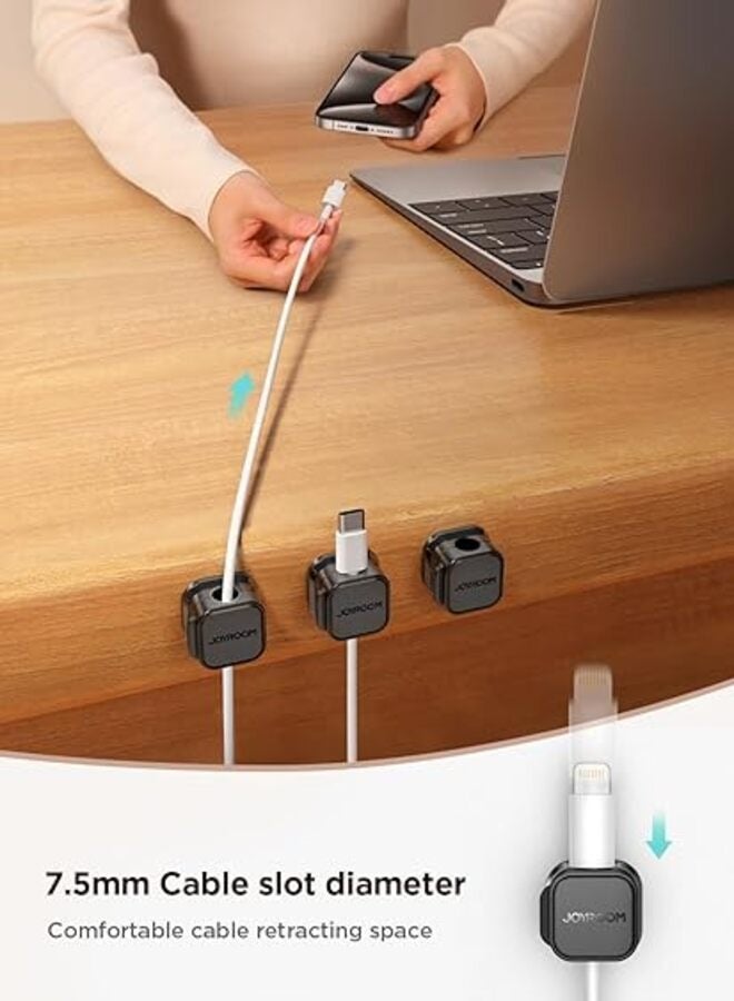 جوي روم Joyroom JR-ZS368 منظم الكابلات المغناطيسية (3 قطع) - Image 5