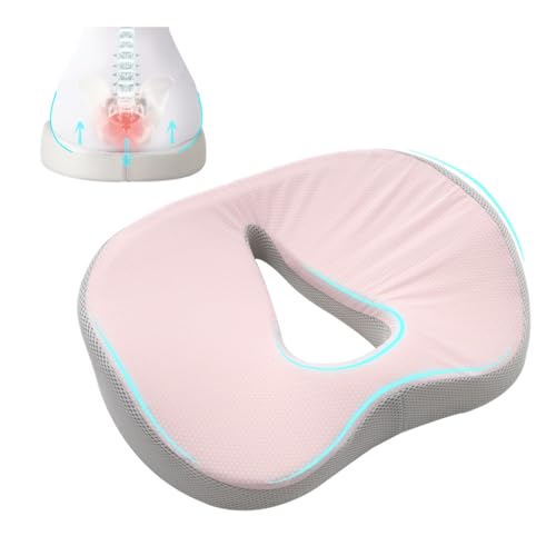 King Mills Plus Size XL Tailbone Pain Relief Cushion, Extra Large Seat Cushion for Tailbone Pain Relief, Ideal as Hemorrhoid Pillow & Donut Pillow for Tailbone Pain - Image 1