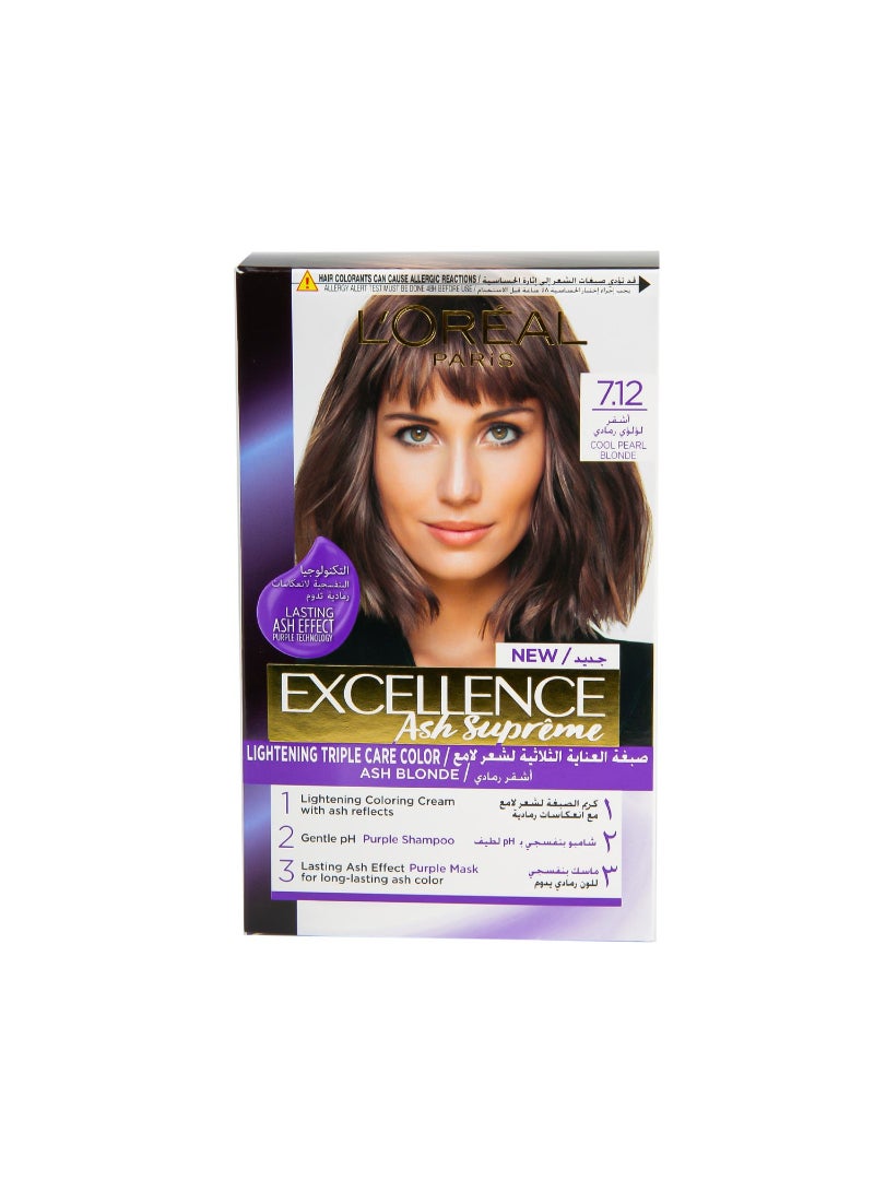 Excellence 7.12 Cool Pearl Blonde 1 pkt
