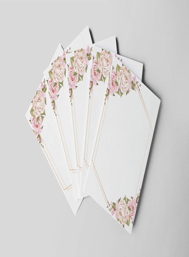 alterEgo (Pack of 15) - A4 Letter Stationery Paper for Writing Poems, Letters and Lyrics (with Complimentary Kraft Envelopes) (Design: Golden Wreath) - Image 2