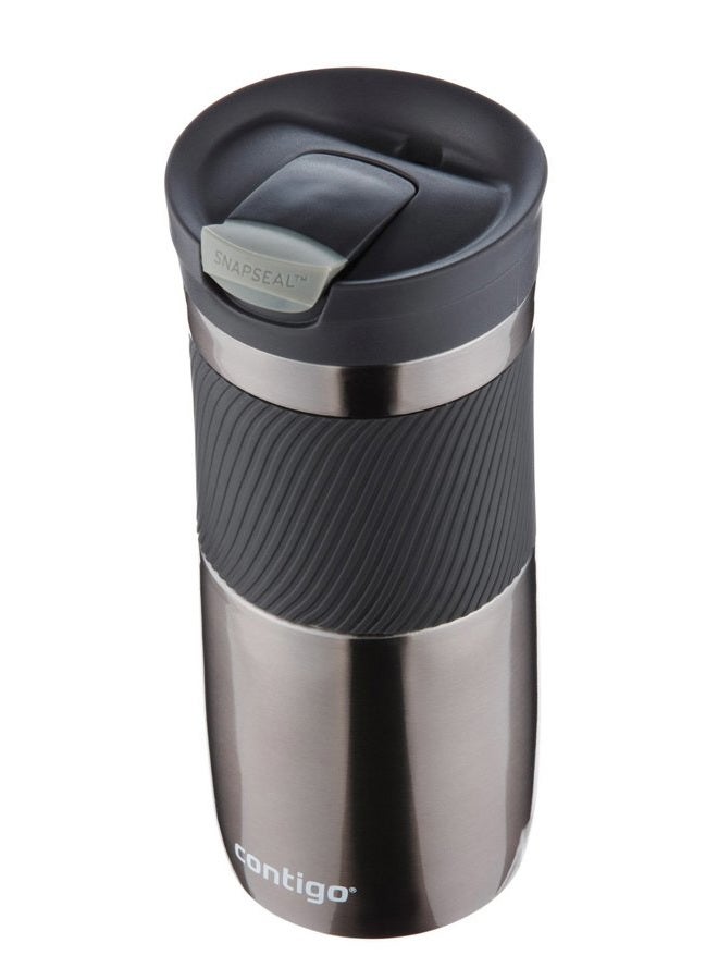 Contigo Snapseal Byron Vacuum-Insulated Stainless Steel Travel Mug, 16 Oz, Gunmetal - Image 2