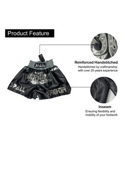 Spall Boxing Shorts For Men Muay Thai Shorts For Kickboxing Wrestling Grappling Fight And Cross Training Martial Arts Training Gym Clothing  - Image 3