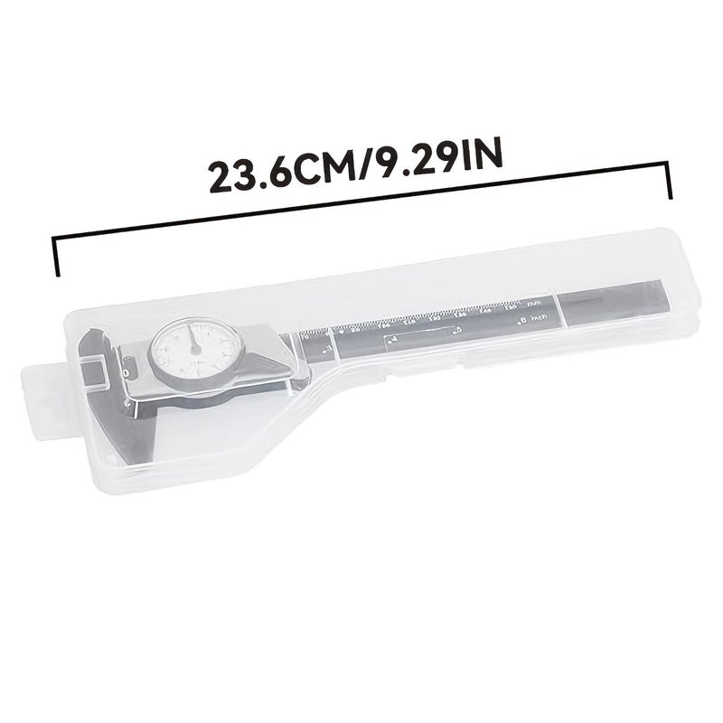 Yellow 6 Inch Plastic Vernier Dial Caliper 0-150 mm - Image 2