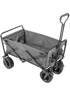 Trolley  With Fabric Box  For Trips And Shopping Grey