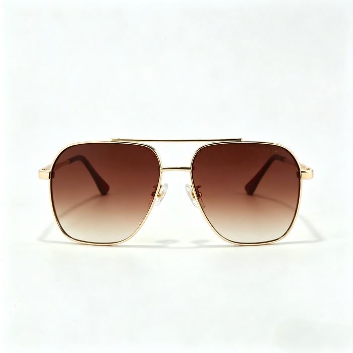 armani Italian luxury design gold thin-frame glasses - Image 2