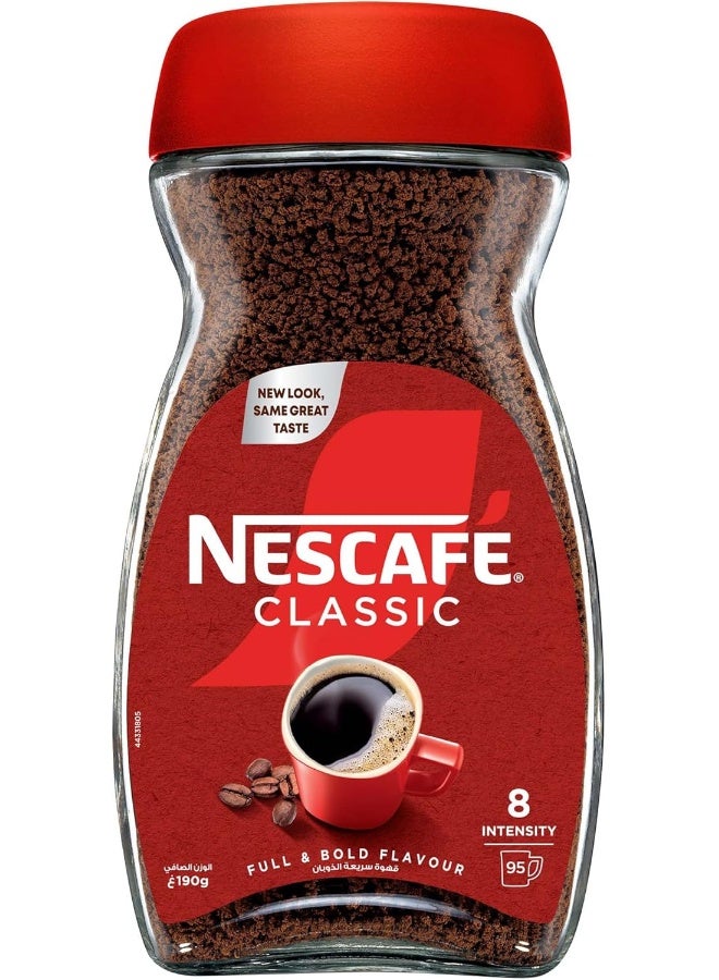 Nescafe Classic Instant Coffee Jar 190g 190ggrams Single - Image 3
